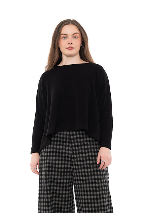 SIGNATURE COTTON-FLEECE KIRA PULLOVER