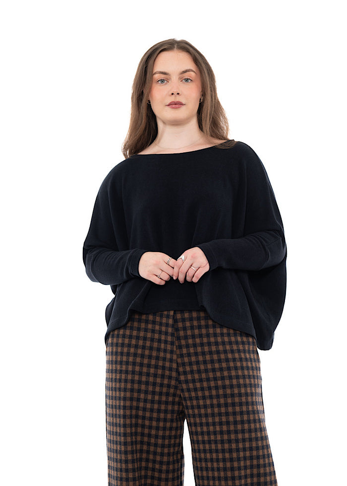 SIGNATURE COTTON-FLEECE KIRA PULLOVER