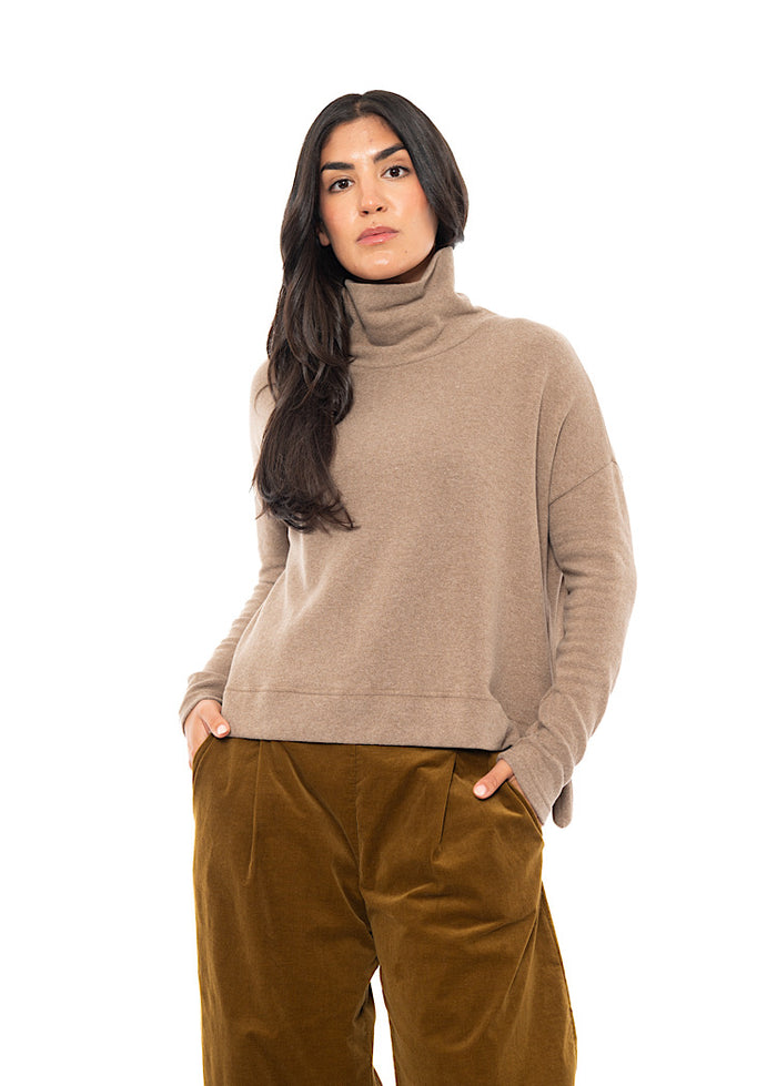 SIGNATURE COTTON-FLEECE MOYET PULLOVER