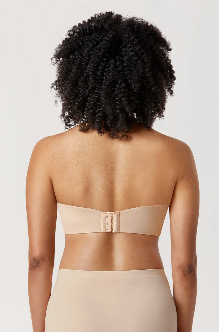 Women's Silicone-Free Strapless Bra Beige