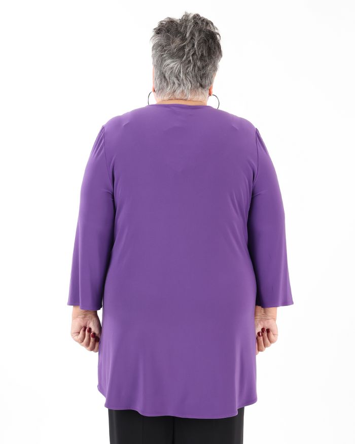 Silky Knit Flared Tunic - Joseph Ribkoff