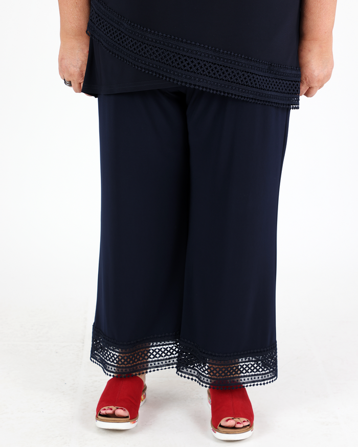 Silky Knit Pull-On Culotte Pants - Joseph Ribkoff