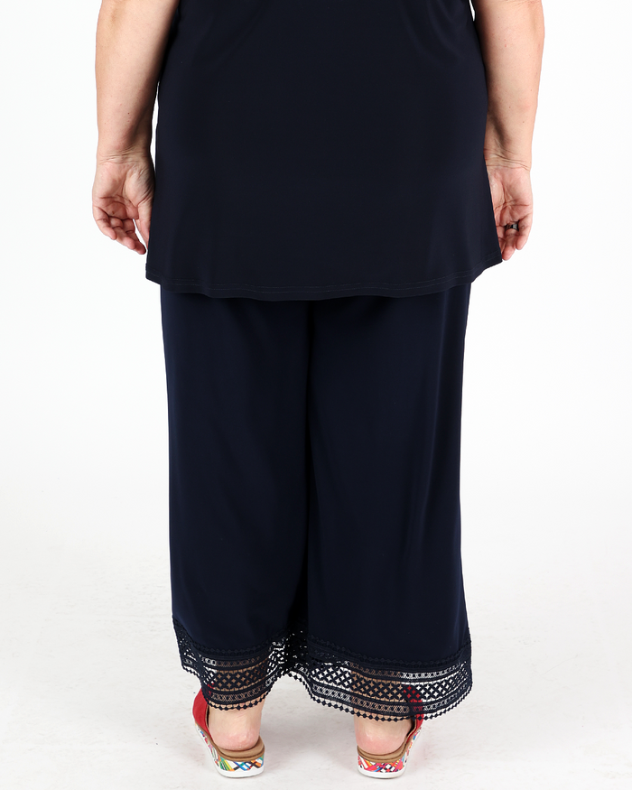 Silky Knit Pull-On Culotte Pants - Joseph Ribkoff