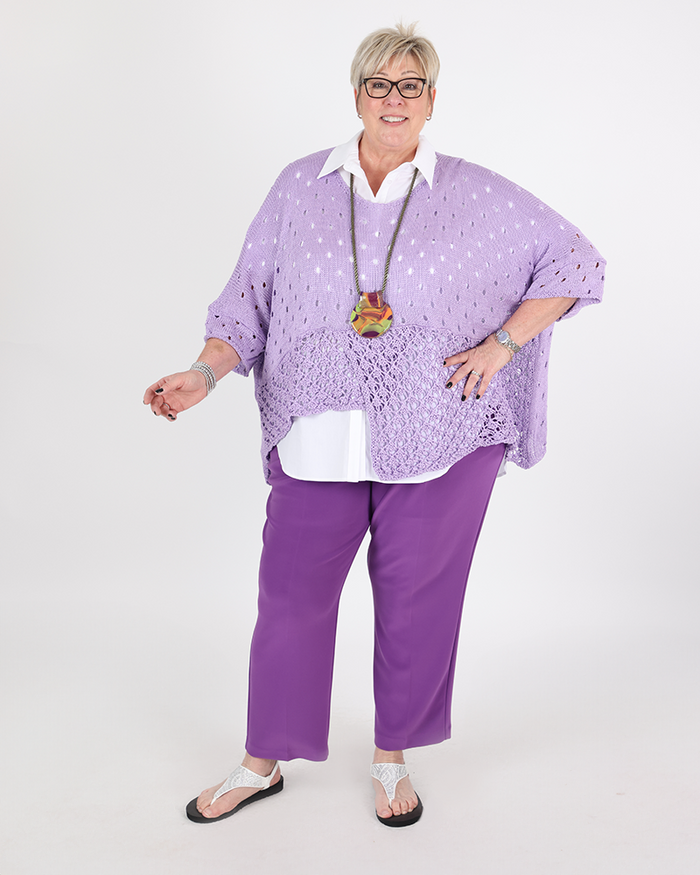 Silky Knit Straight Pants - Joseph Ribkoff