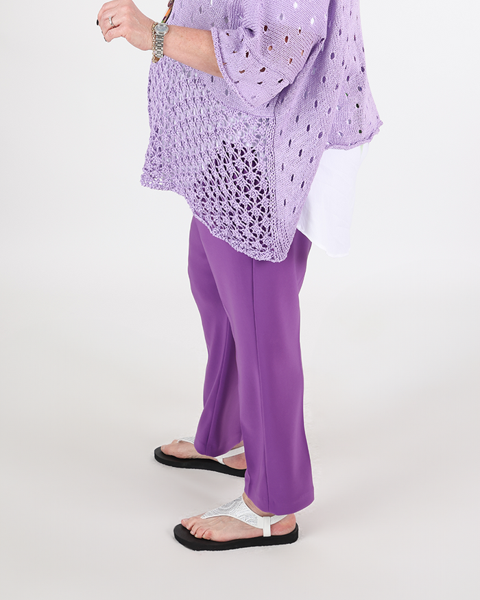 Silky Knit Straight Pants - Joseph Ribkoff