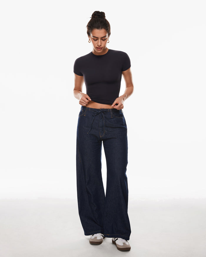 Single Layer Short Sleeve Top