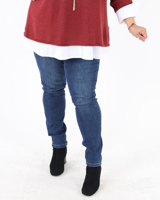 Skinny Jeans Medium Blue - Charlie B