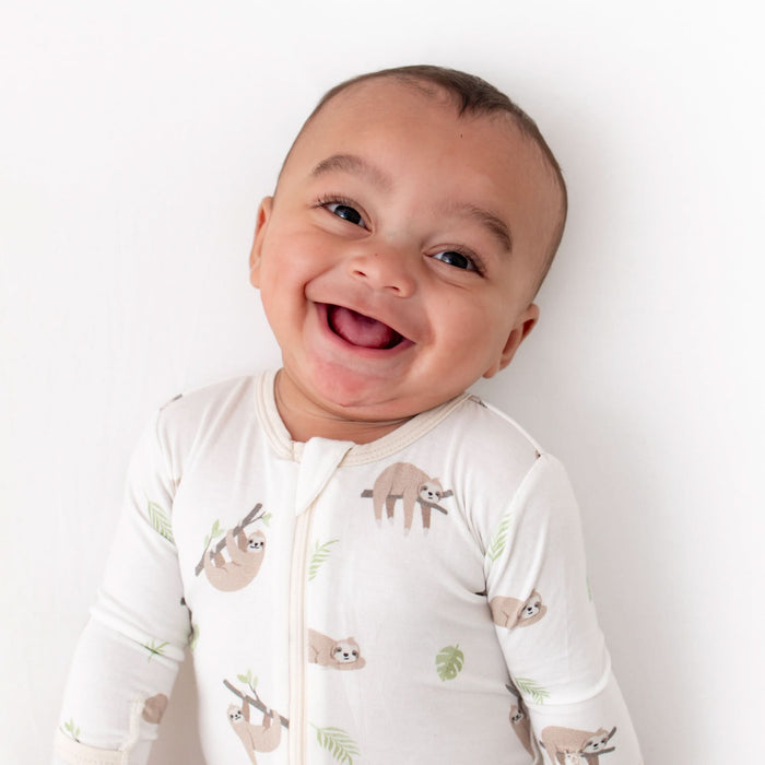 Sloth Zippered Footie