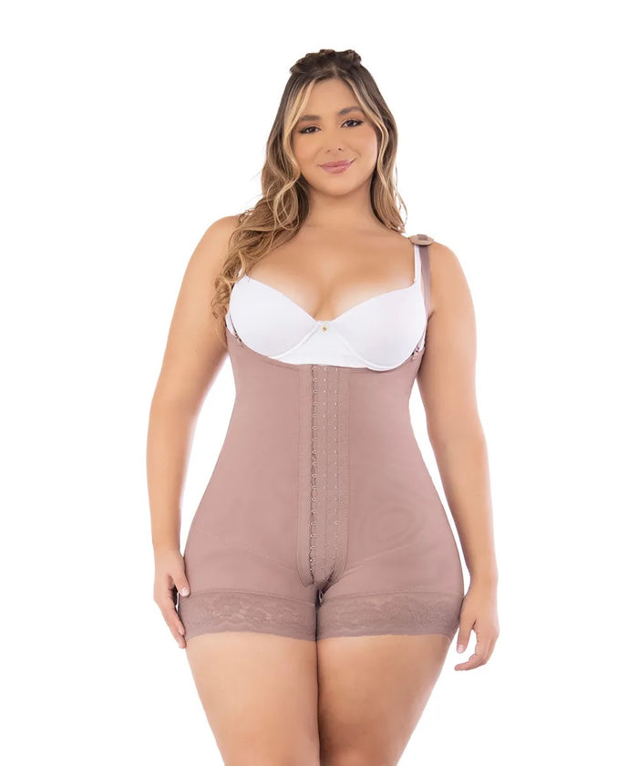 Smaller Waist Wider Buttock Fit with Hooks and Perineal Opening