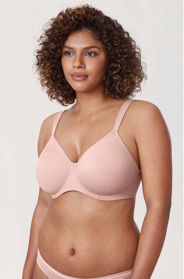 Women's Smooth Minimizer Underwire Bra Gentle Rose