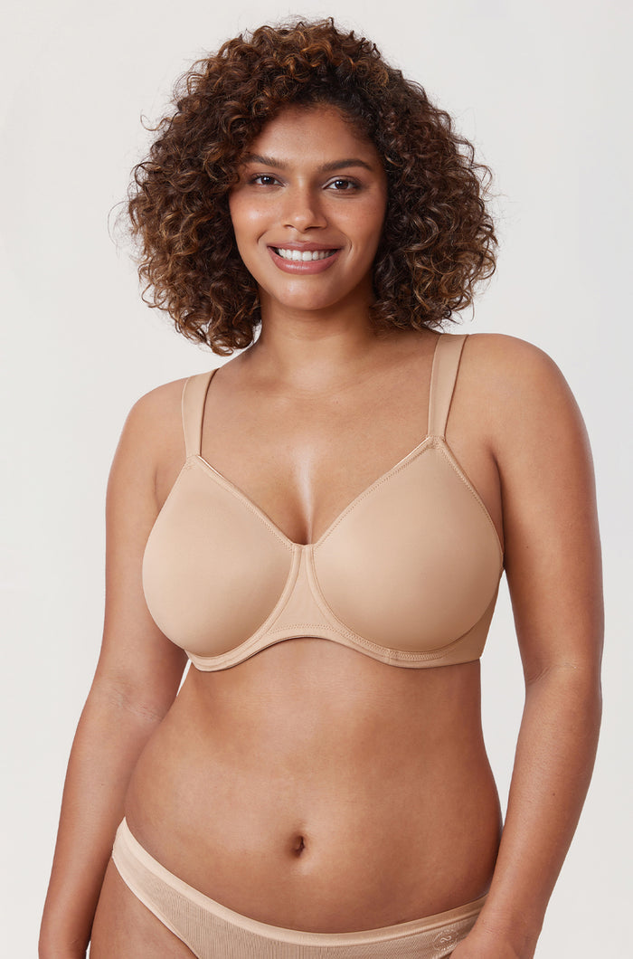 Women's Smooth Minimizer Underwire Bra Beige