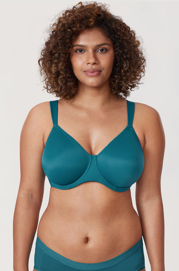 Women's Smooth Minimizer Underwire Bra Borealis Green