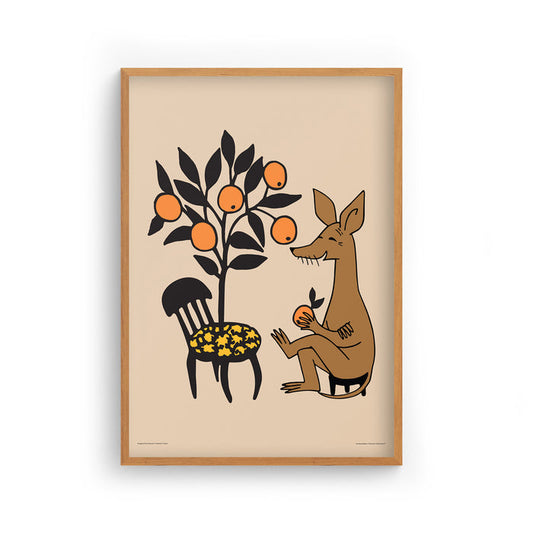 Sniffs Oranges Poster