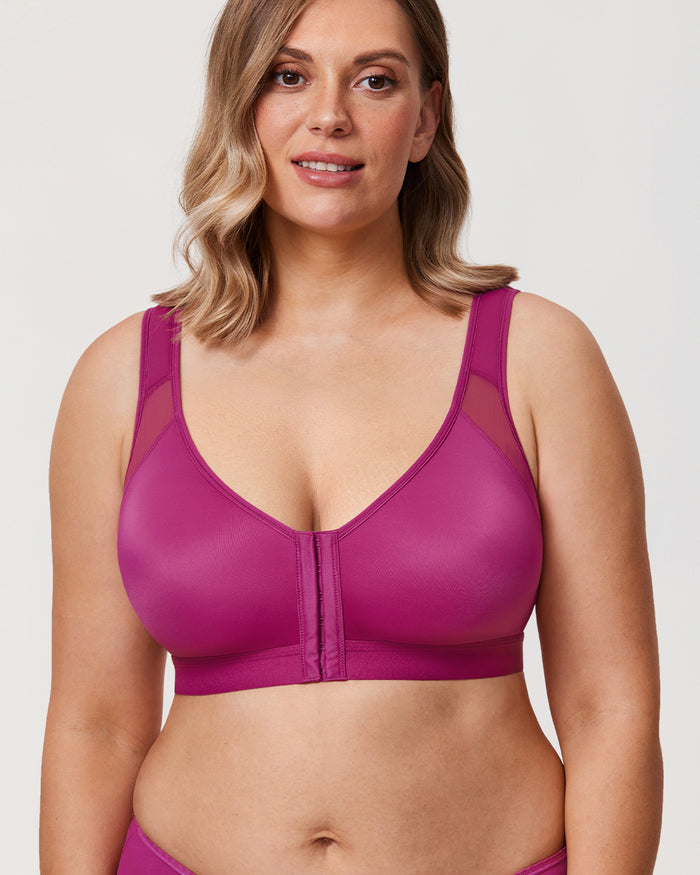 Women's Soft X-shaped Back Posture Bra Black