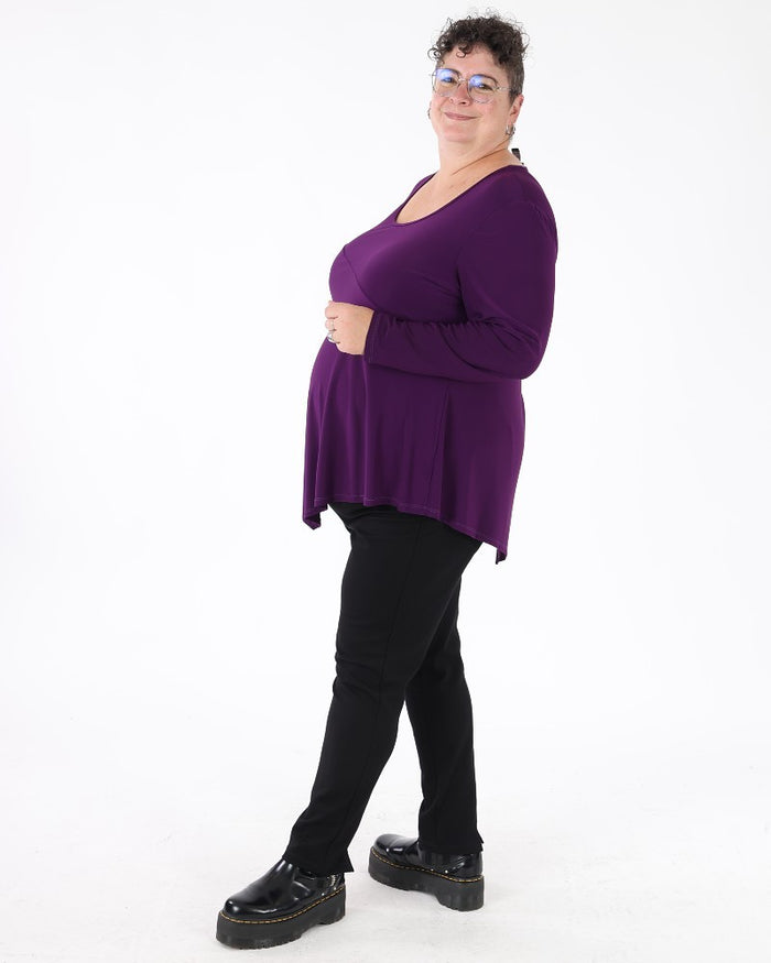 Sophie A tunic in purple - Michael Tyler