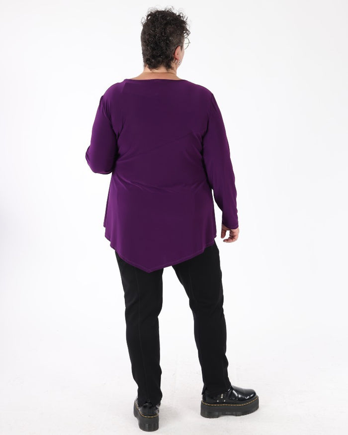 Sophie A tunic in purple - Michael Tyler