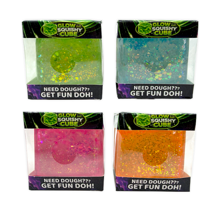 Sparkle Cube-Glow in Dark