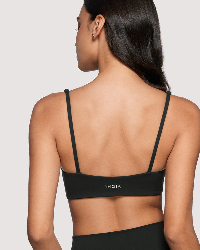 Square Scoop Neck Sports Bra
