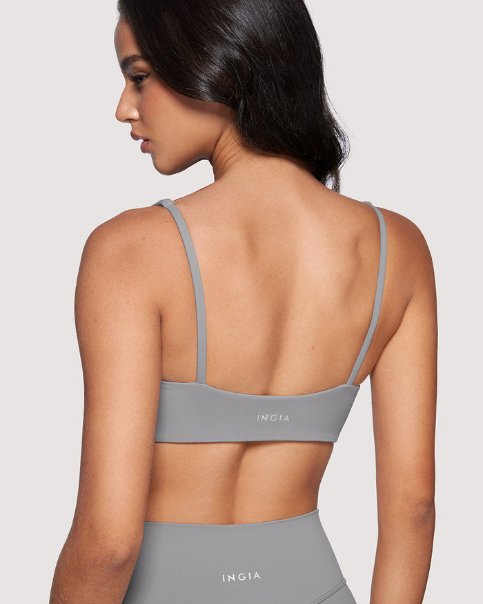 Square Scoop Neck Sports Bra