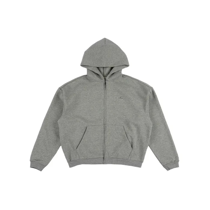 Standard Issue Therma-FIT Full-Zip Basketball Hoodie 'Dark Grey Heather Black'