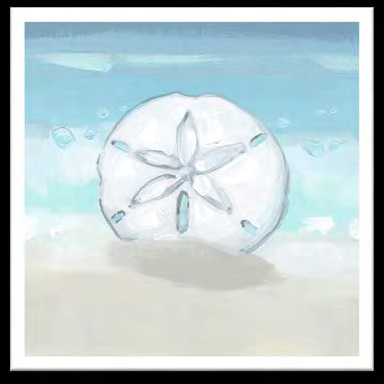 Star Fish and Sand Dollar  Custom Art