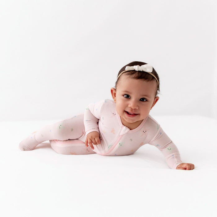 Starfish Zippered Footie