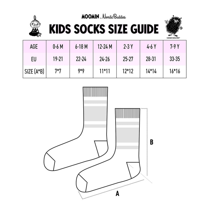 Stinky & Groke Baby Socks, Double Pack
