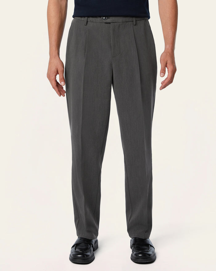 Straight Classic Pants Dark Grey