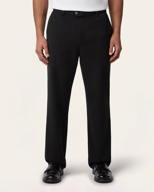 Straight Everyday Pants Black