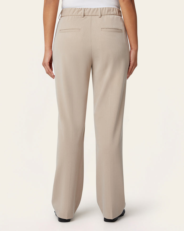 Straight Signature pants - Sand