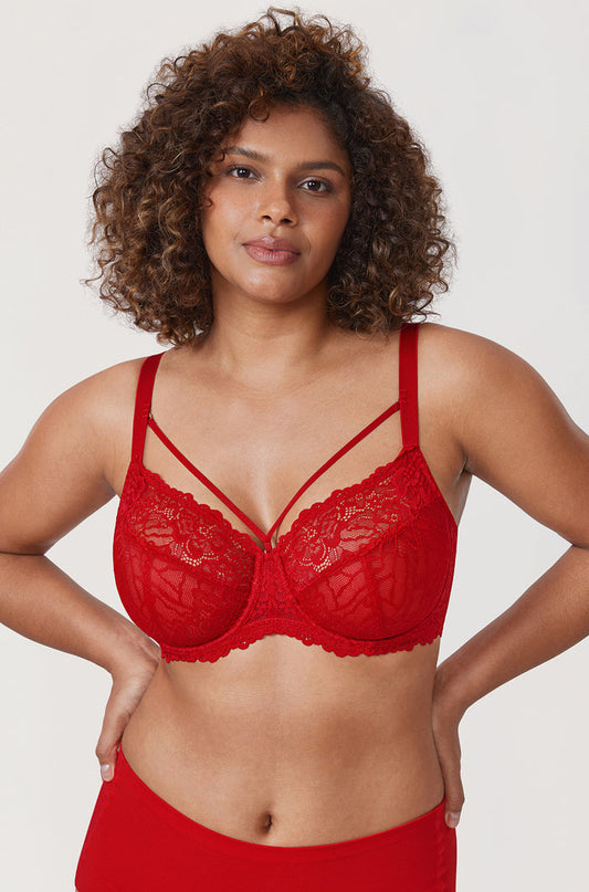 Strappy Lace Bra