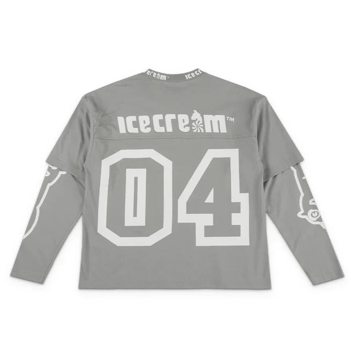 Strawberry Long Sleeve Knit 'Neutral Gray'
