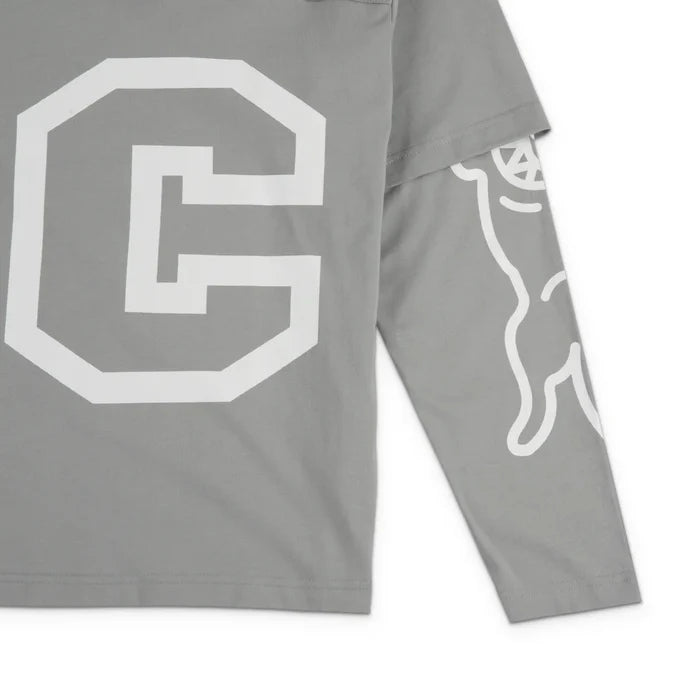 Strawberry Long Sleeve Knit 'Neutral Gray'