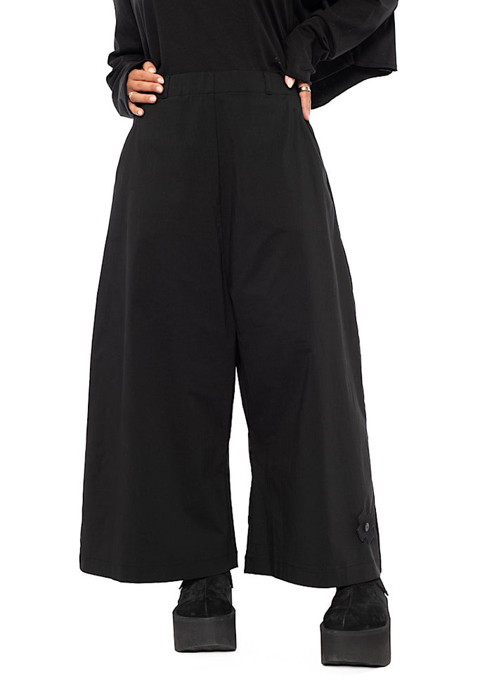 STRETCH WIDE LEG TROUSER