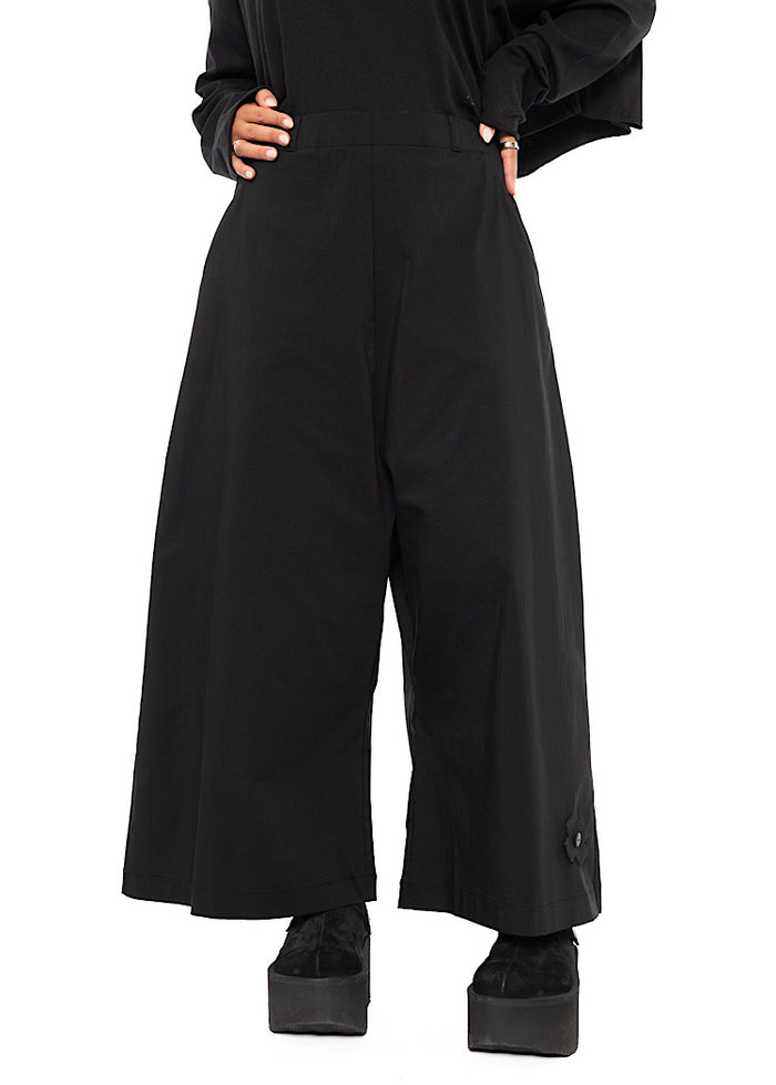 STRETCH WIDE LEG TROUSER