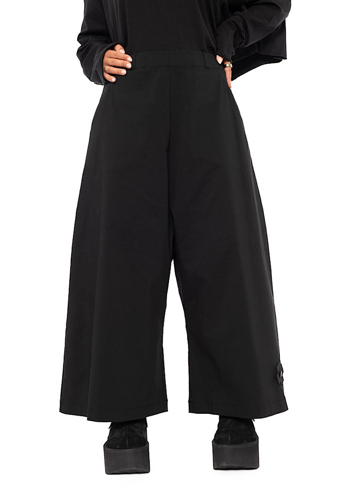 STRETCH WIDE LEG TROUSER