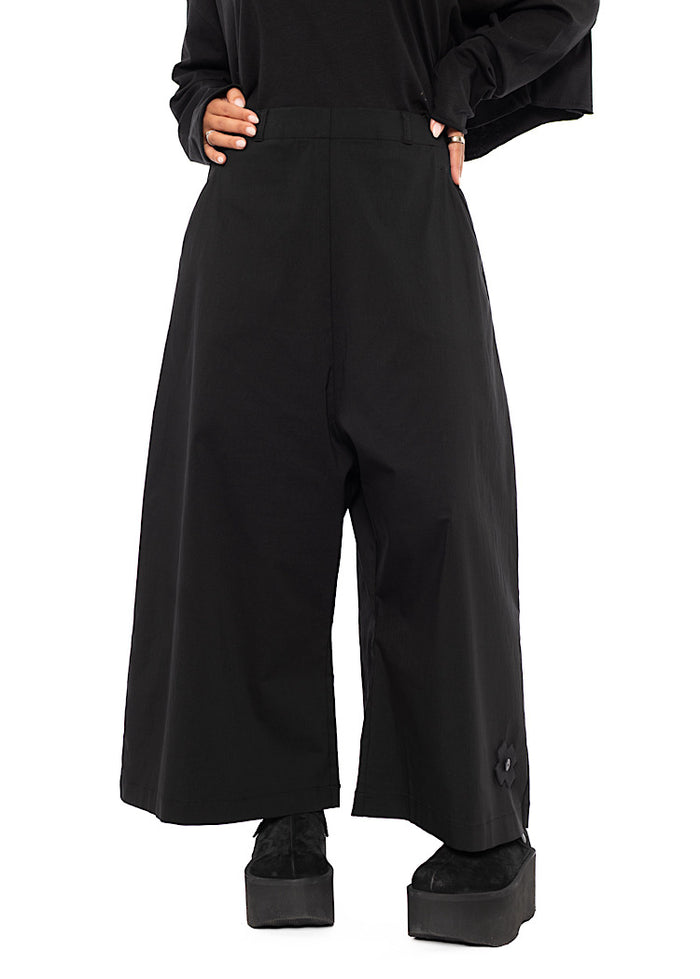 STRETCH WIDE LEG TROUSER