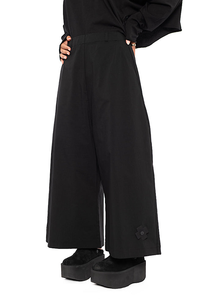 STRETCH WIDE LEG TROUSER