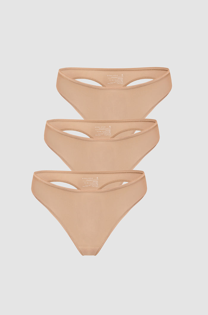 Natural (3pack) / XS
