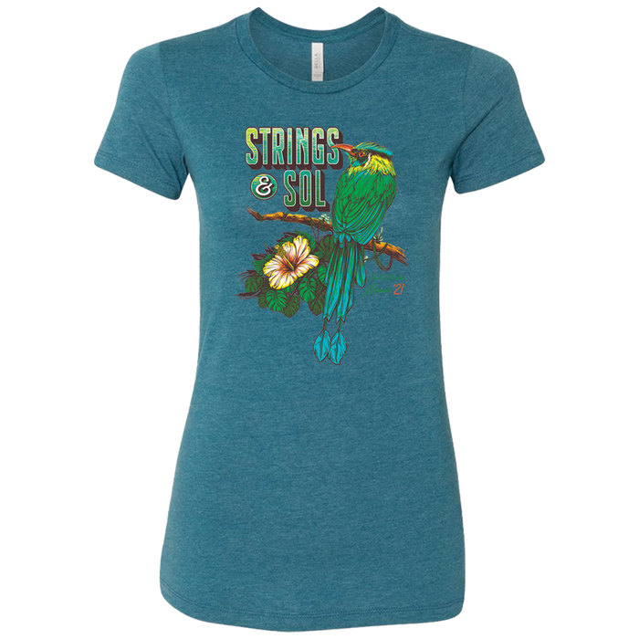 Strings & Sol 2021 Women's Cut Bird of Paradise T-Shirt