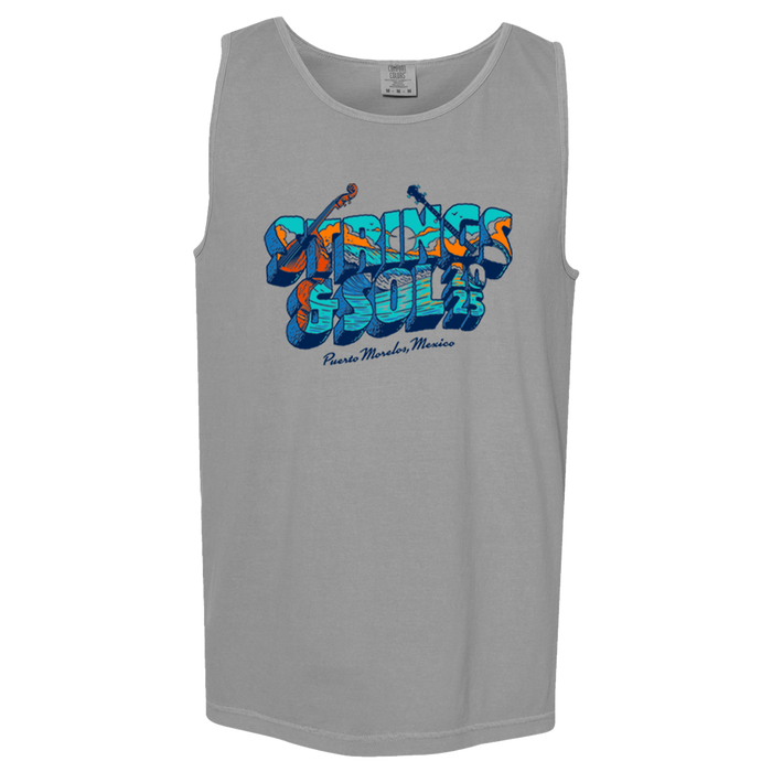 Strings & Sol 2025 Postcard Unisex Tank