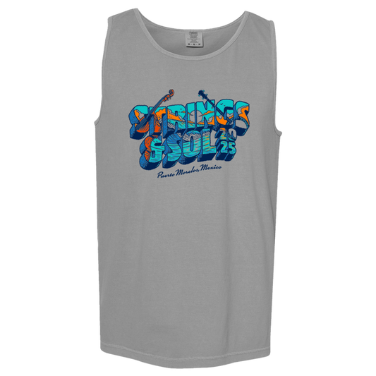 Strings & Sol 2025 Postcard Unisex Tank