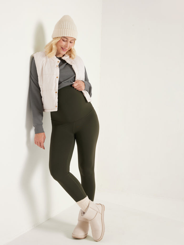 Super High Waist Maternity Leggings 28"