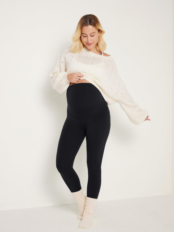 Super High Waist Maternity Leggings 28"