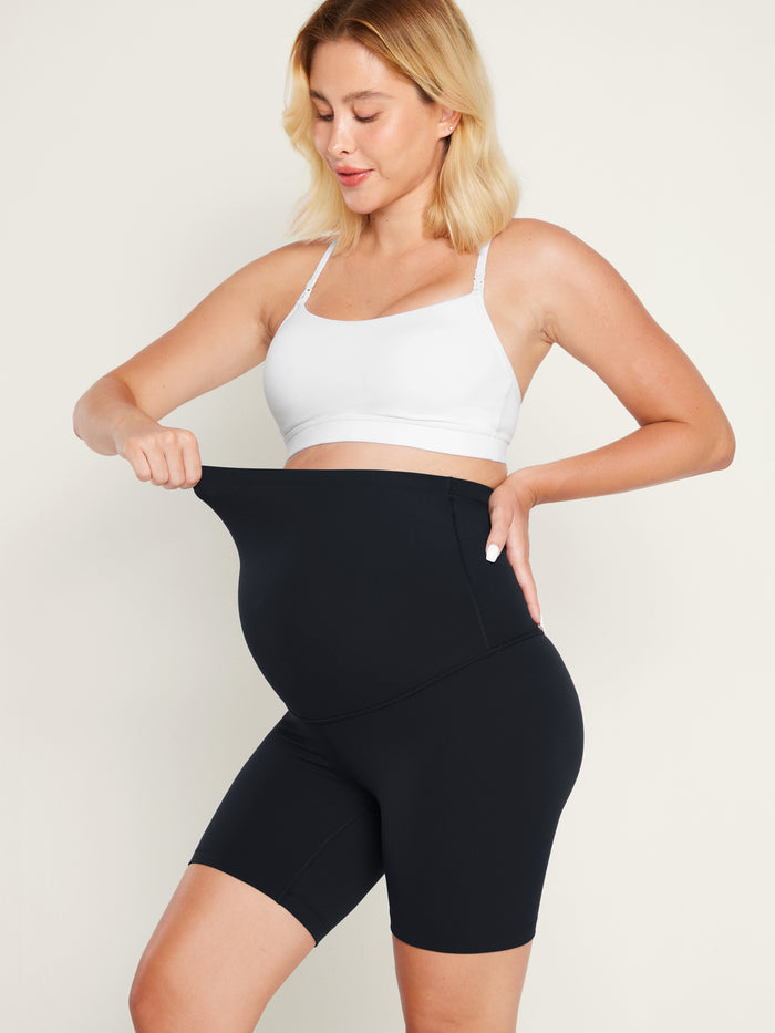 Super High Waist Maternity Shorts 6"
