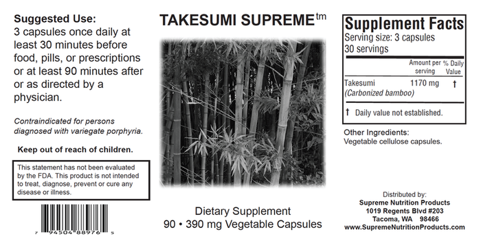 Supreme Nutrition Takesumi Supreme Capsules 2
