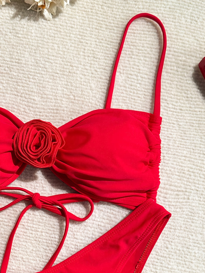 Swimsuit Bikini Set High Waisted Two Piece Bathing Suit