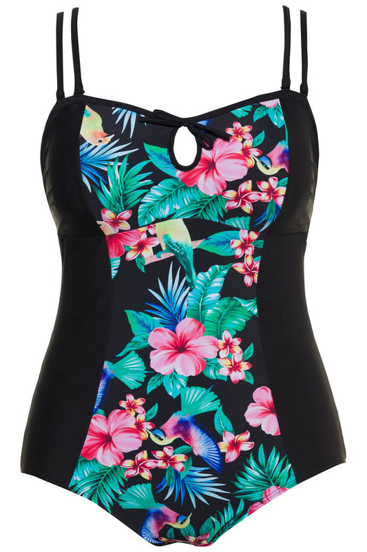 Swimsuit with tropical print - U.P