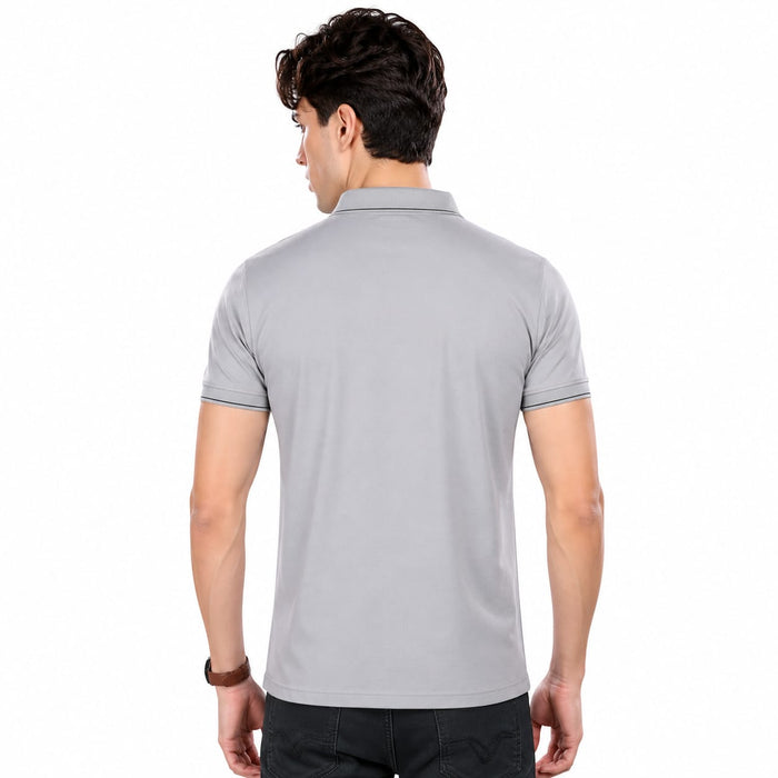 T-Shirt | Imported HD Pique Lycra Fabric | 220 GSM | Solid Casual Collar T-Shirt | Regular Fit | Half Sleeves - ANS Billion