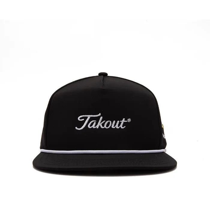 Takout Evergreen Poly Rope 5-Panel Hat 'Black'